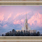 Payson Temple Winter Evening