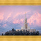 Payson Temple Winter Evening