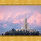 Payson Temple Winter Evening