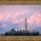 Payson Temple Winter Evening