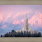 Payson Temple Winter Evening