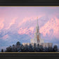 Payson Temple Winter Evening