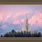 Payson Temple Winter Evening