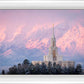 Payson Temple Winter Evening