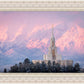 Payson Temple Winter Evening
