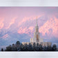 Payson Temple Winter Evening