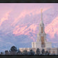 Payson Temple Winter Evening