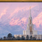 Payson Temple Winter Evening
