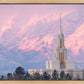 Payson Temple Winter Evening