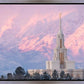 Payson Temple Winter Evening