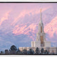 Payson Temple Winter Evening