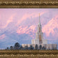 Payson Temple Winter Evening