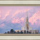 Payson Temple Winter Evening