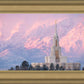 Payson Temple Winter Evening
