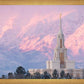 Payson Temple Winter Evening