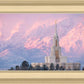 Payson Temple Winter Evening
