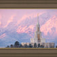 Payson Temple Winter Evening