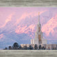 Payson Temple Winter Evening