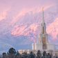 Payson Temple Winter Evening