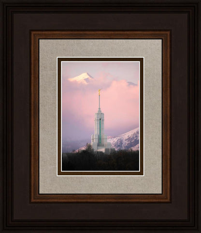 Mount Timpanogos Temple Winter Peaks