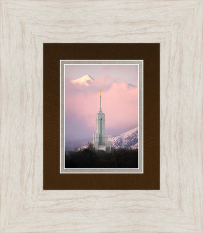 Mount Timpanogos Temple Winter Peaks