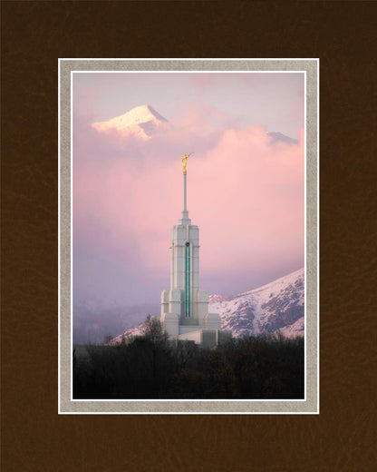 Mount Timpanogos Temple Winter Peaks