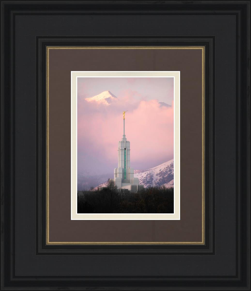 Mount Timpanogos Temple Winter Peaks