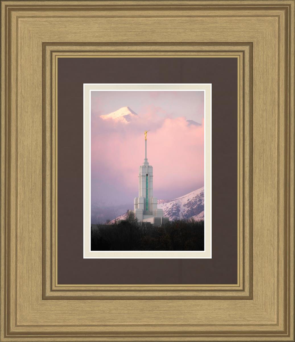 Mount Timpanogos Temple Winter Peaks
