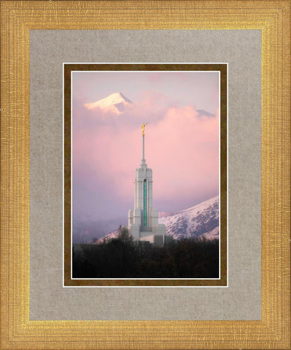Mount Timpanogos Temple Winter Peaks