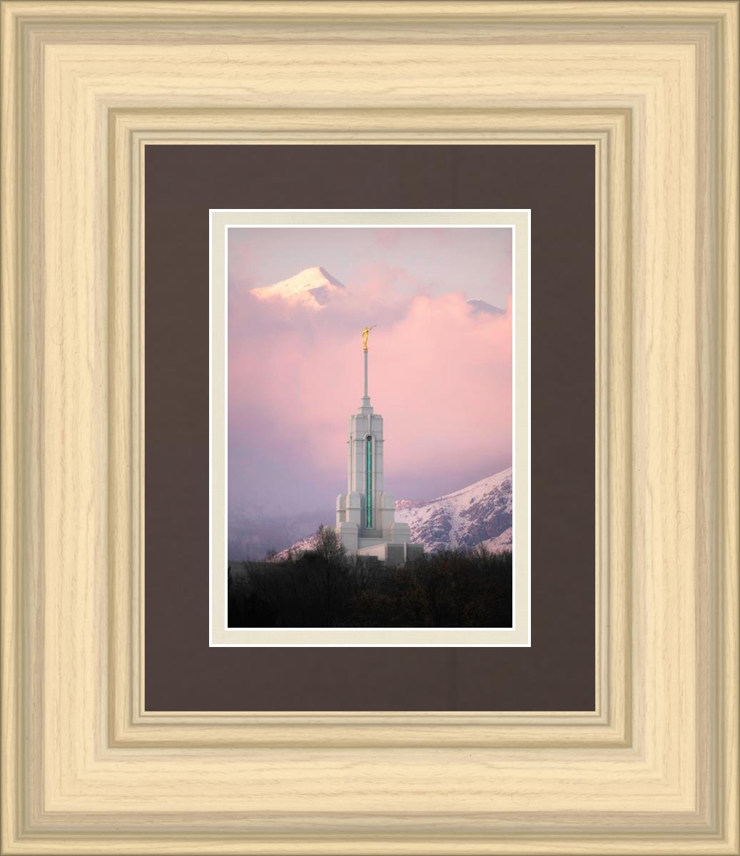 Mount Timpanogos Temple Winter Peaks