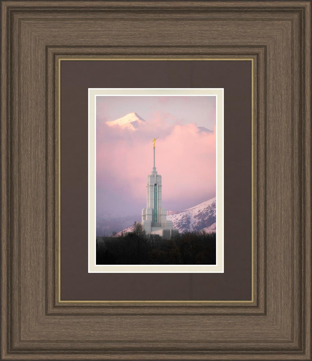 Mount Timpanogos Temple Winter Peaks