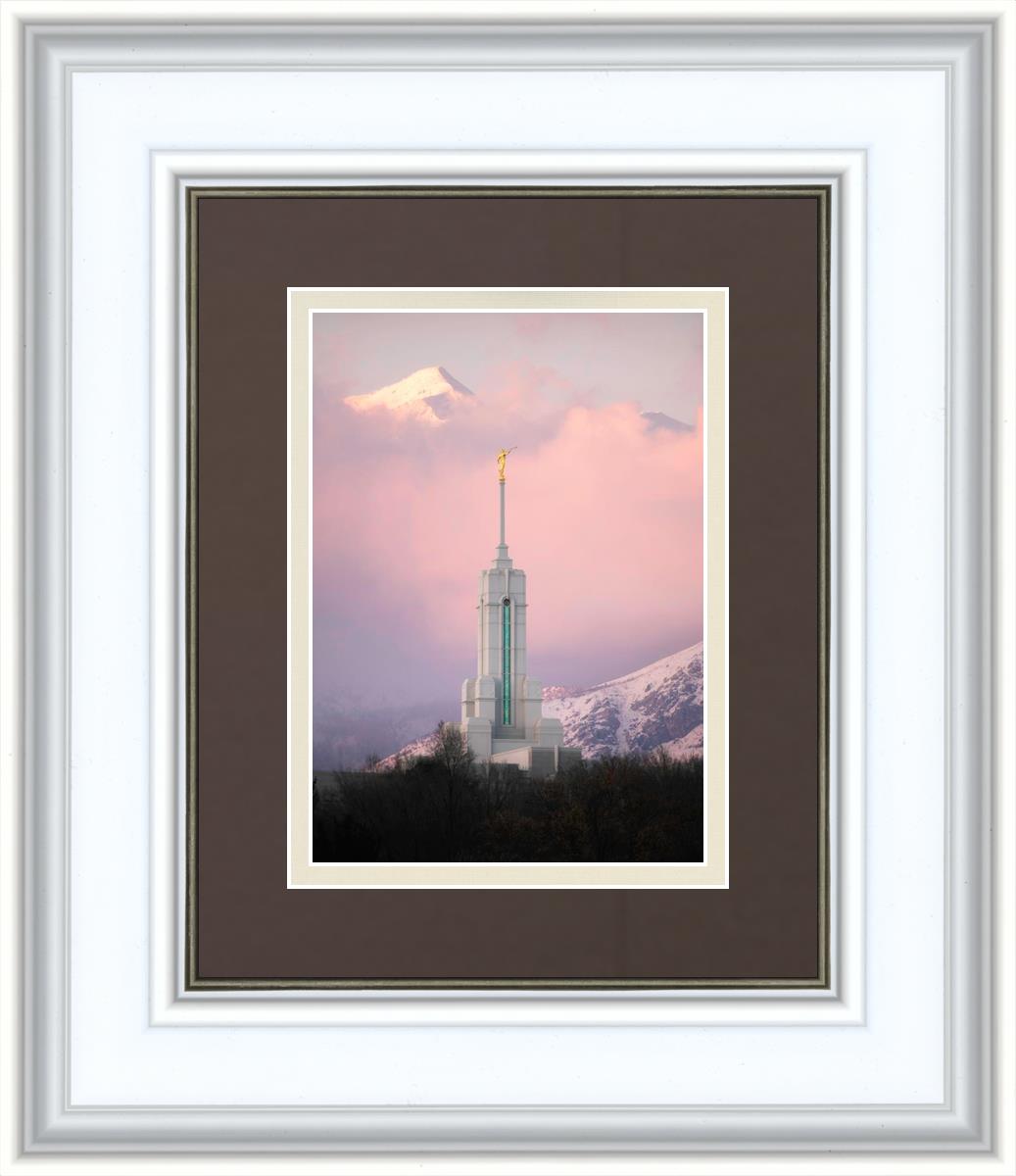 Mount Timpanogos Temple Winter Peaks