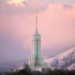 Mount Timpanogos Temple Winter Peaks