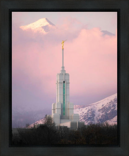 Mount Timpanogos Temple Winter Peaks