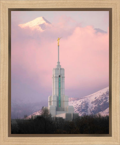 Mount Timpanogos Temple Winter Peaks