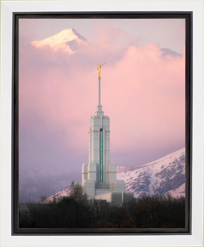 Mount Timpanogos Temple Winter Peaks