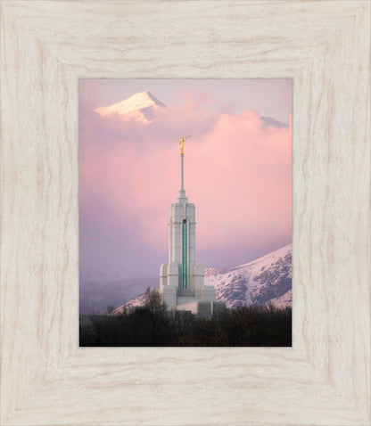 Mount Timpanogos Temple Winter Peaks