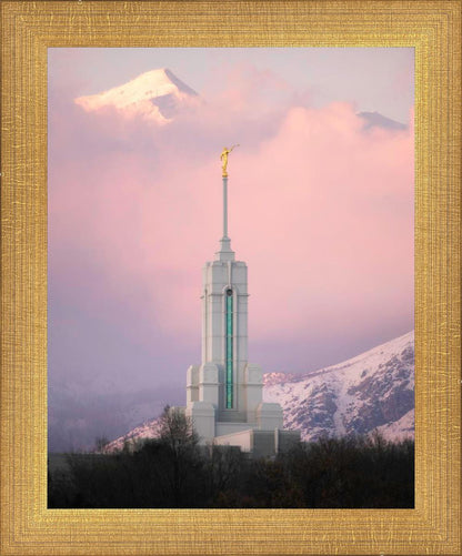 Mount Timpanogos Temple Winter Peaks