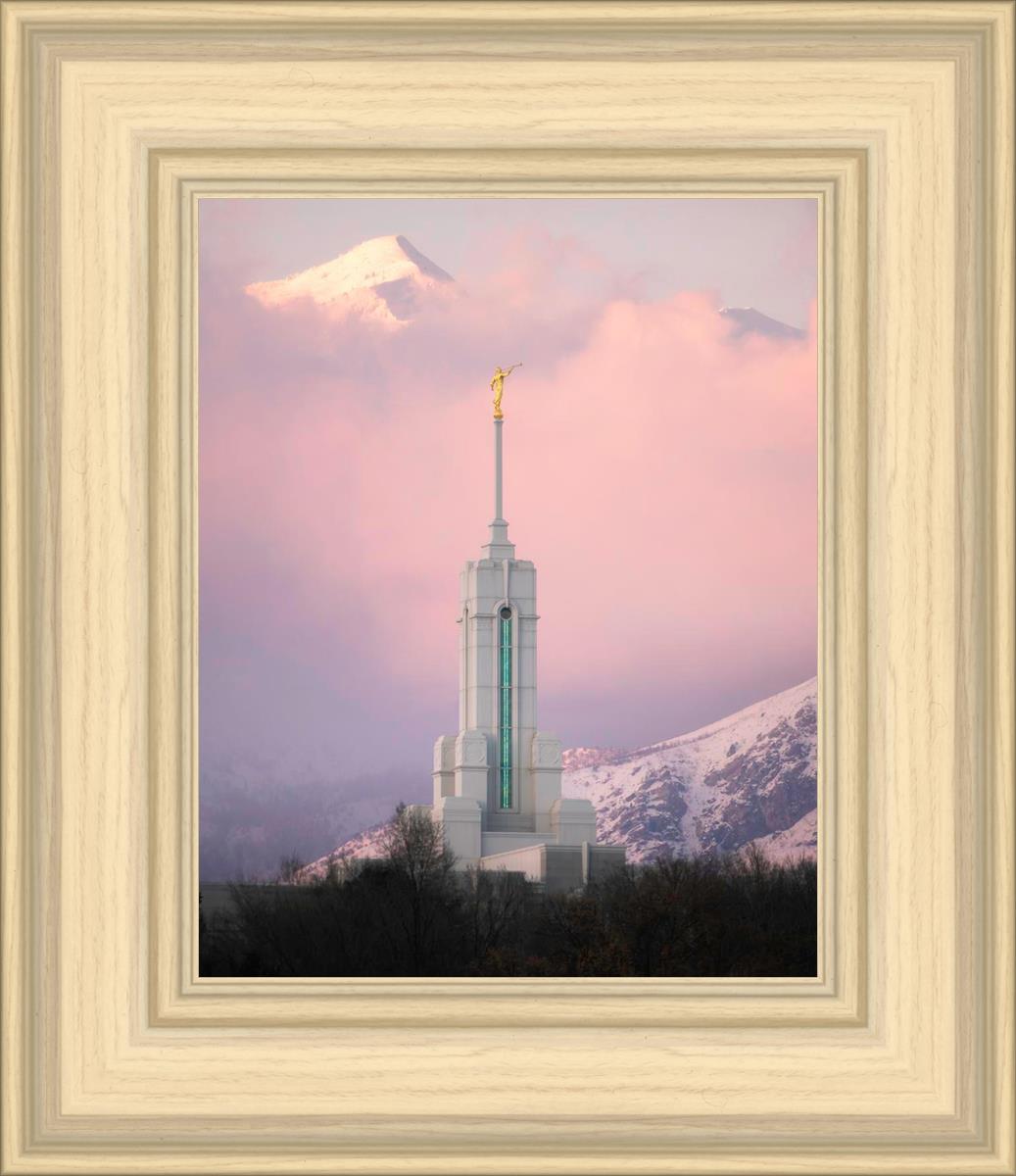 Mount Timpanogos Temple Winter Peaks