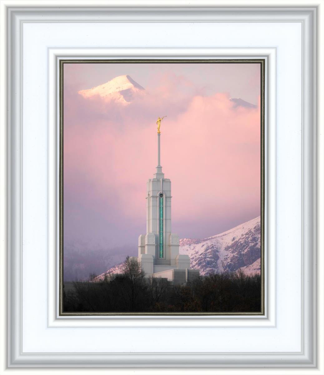 Mount Timpanogos Temple Winter Peaks
