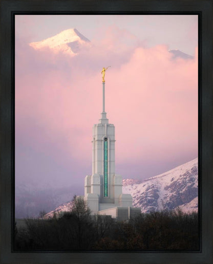 Mount Timpanogos Temple Winter Peaks