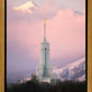 Mount Timpanogos Temple Winter Peaks