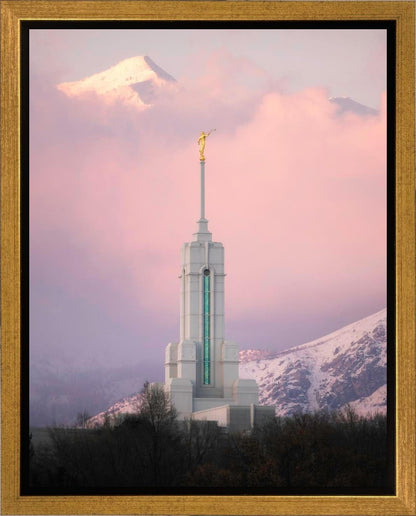 Mount Timpanogos Temple Winter Peaks