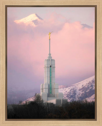 Mount Timpanogos Temple Winter Peaks