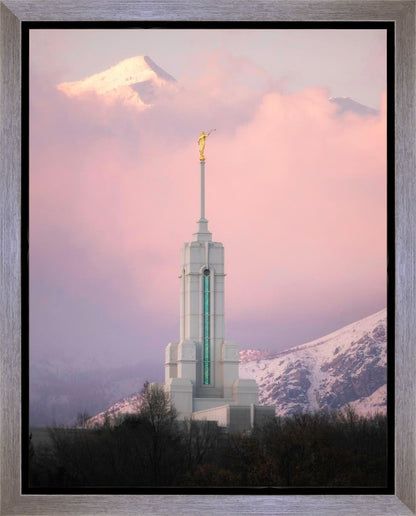 Mount Timpanogos Temple Winter Peaks