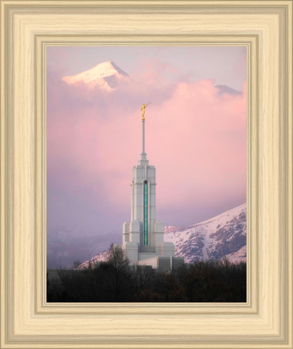 Mount Timpanogos Temple Winter Peaks