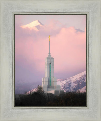 Mount Timpanogos Temple Winter Peaks