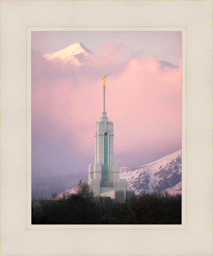 Mount Timpanogos Temple Winter Peaks