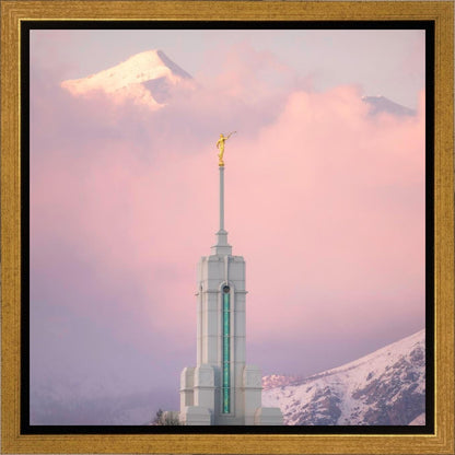 Mount Timpanogos Temple Winter Peaks