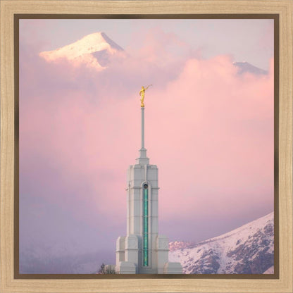 Mount Timpanogos Temple Winter Peaks